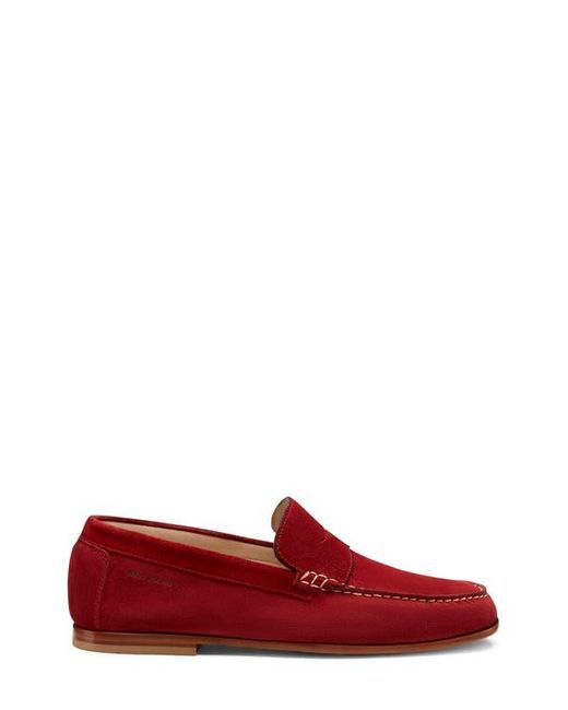 Stuart Weitzman Red Brady Penny Loafer for men