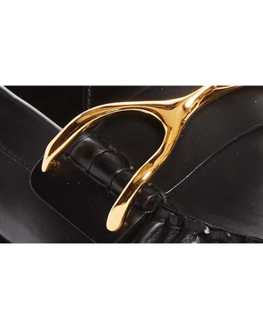 McQueen Black Wishbone Loafer for men