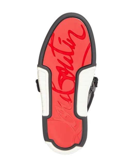 Christian Louboutin Multicolor Astroskate Mixed Media Sneaker for men