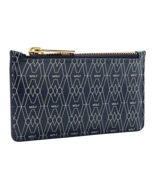 Wolf Blue Signature Zip Case for men