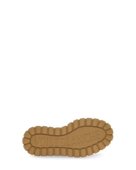 Voile Blanche Brown Grenelle Genuine Shearling Platform Loafer