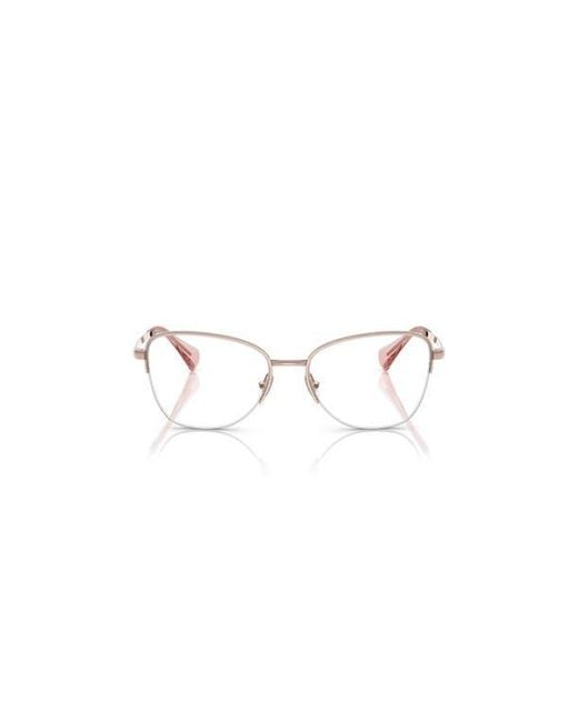 Ralph Metallic 53Mm Irregular Optical Glasses