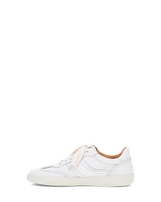 Frye White Milly Low Top Sneaker