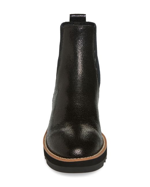 Eileen Fisher Lilou Wedge Chelsea Boot in Black | Lyst