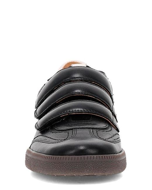 Frye Black Milly 3 Strap Low Top Sneaker