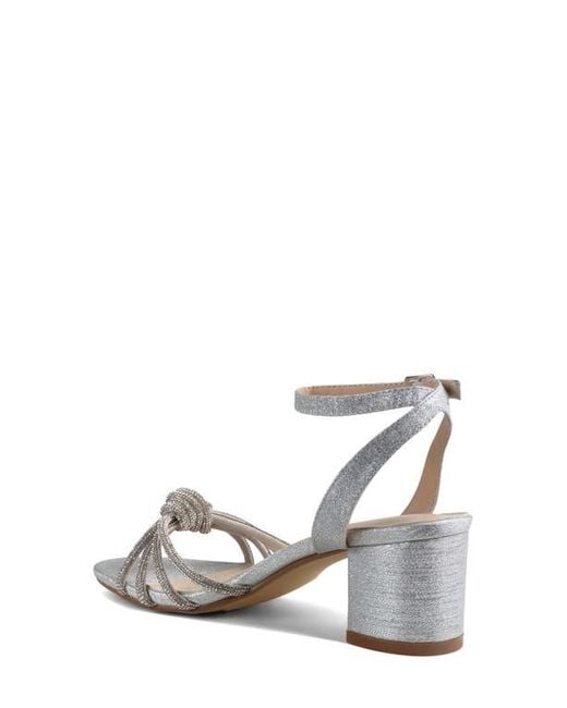 Touch Ups White Libra Ankle Strap Sandal