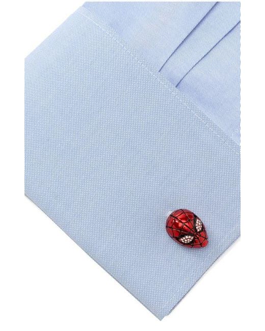 Cufflinks Inc. Red 3D Spider- Cuff Links for men