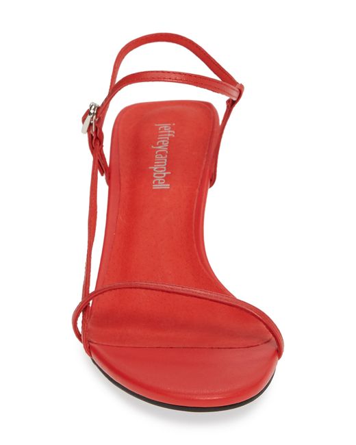 Jeffrey Campbell Red Gallery Sandal