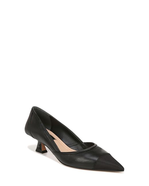 Franco Sarto Darcy Kitten Heel Pump in Black | Lyst