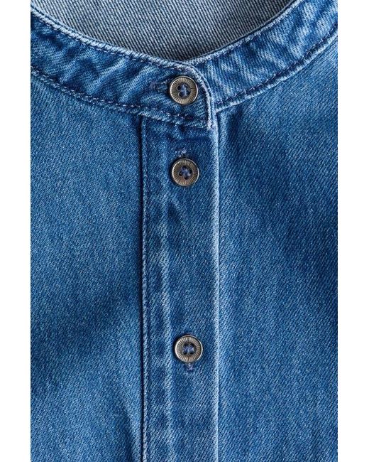 H&M Blue Denim Blouse