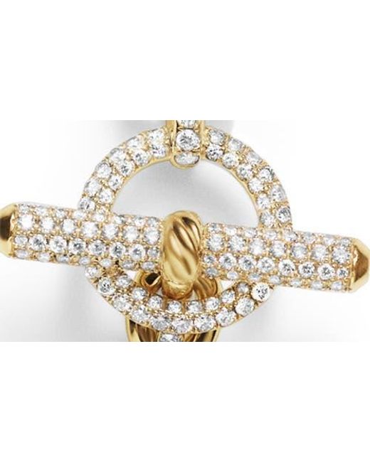 David Yurman Metallic Dy Madison Toggle Chain Necklace