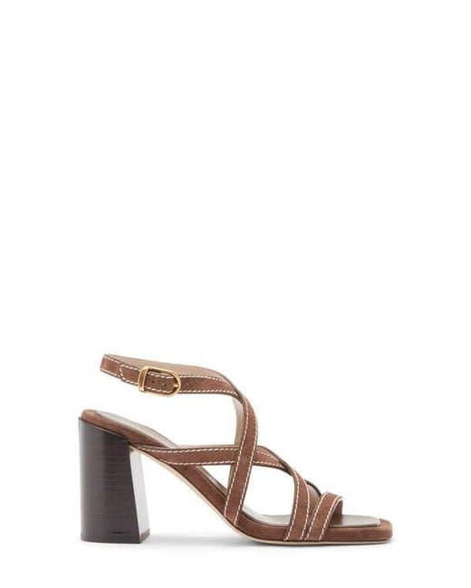 Stuart Weitzman Brown Park Sandal