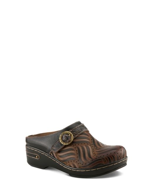 Spring Step Brown Sova Mule