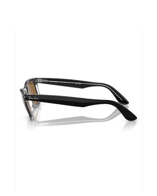 Ray-Ban Brown Classic 50mm Wayfarer Sunglasses for men