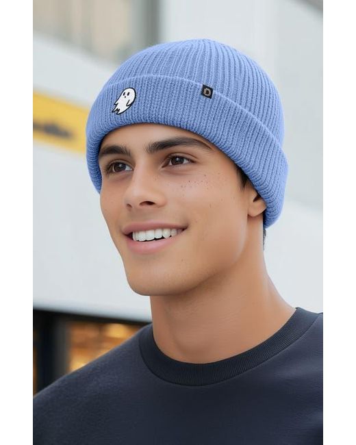 Alix Blue Ghost Beanie for men