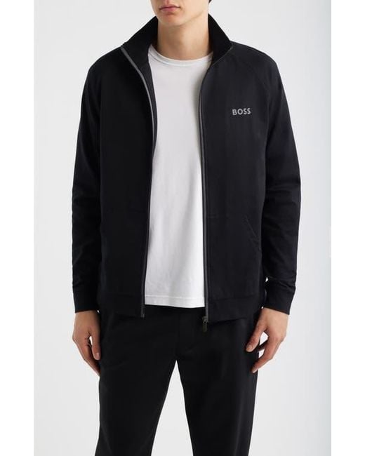 Boss Black Authentic Cotton Track Jacket for men
