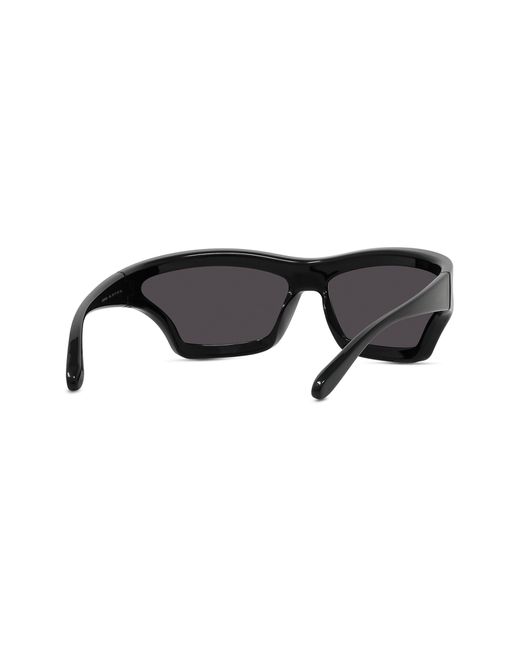 Loewe Black X Paula's Ibiza 70mm Oversize Mask Sunglasses