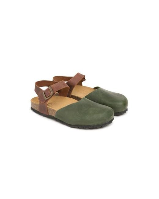 Celtic & Co. Green Closed Toe Sandal