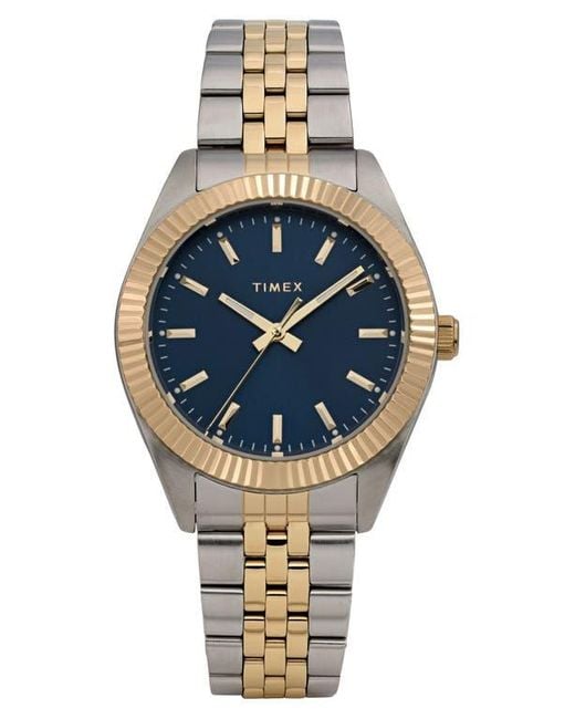 Timex Legacy Celestial Two-Tone Bracelet Watch, 36Mm in Metallic | Lyst