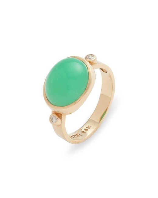 Anzie Blue Classique Oval Ring
