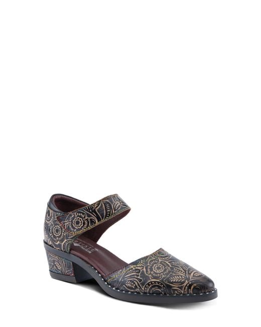 Spring Step White Jazzberry Ankle Strap Pump