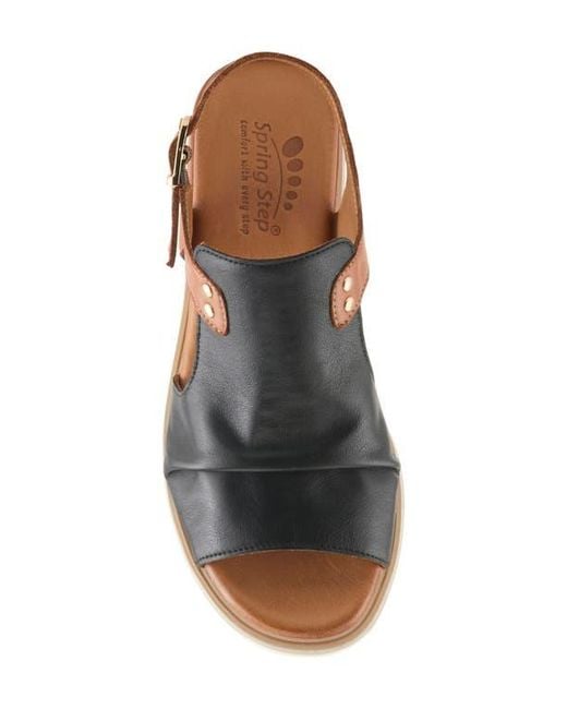 Spring Step Multicolor Locals Wedge Sandal