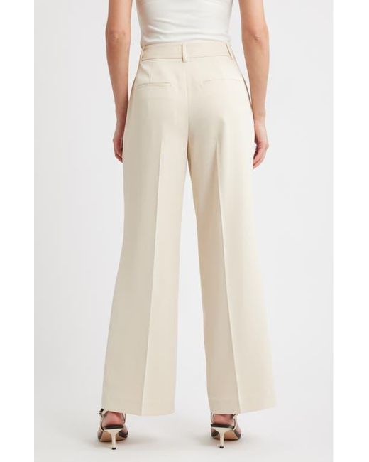 Tahari Natural The Jana Pintuck Pleat Pants