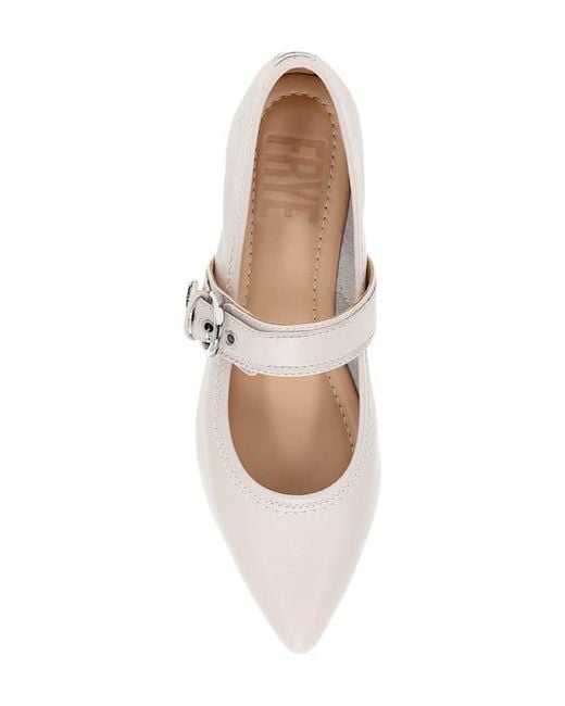 Frye Pink Heather Pointed Toe Mary Jane Flat