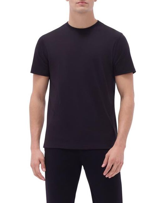Bugatchi Blue Hank Solid Pima Cotton T-Shirt for men