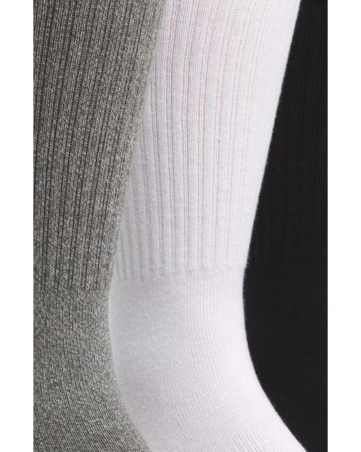 Stance Black Icon Assorted 3-pack Crew Socks for men