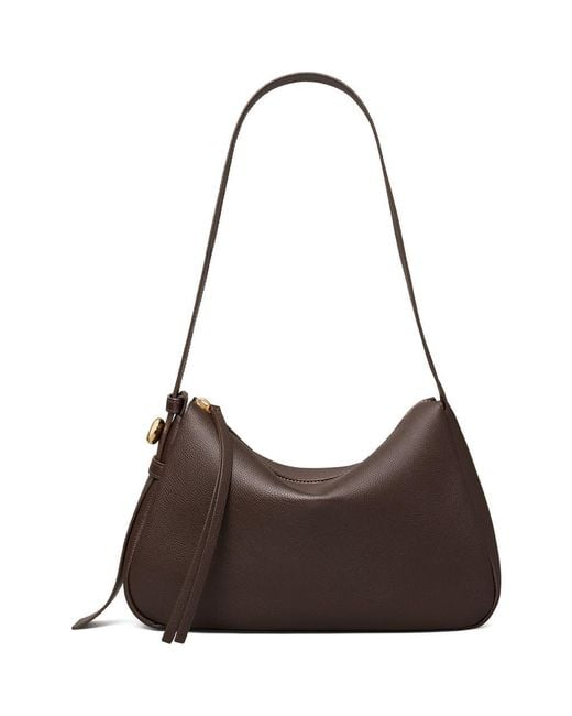 Tory Burch Brown Romy Leather Shoulder Bag