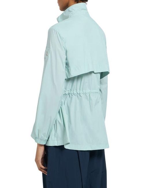 Moose Knuckles Blue Labelle Water Repellent Ripstop Jacket