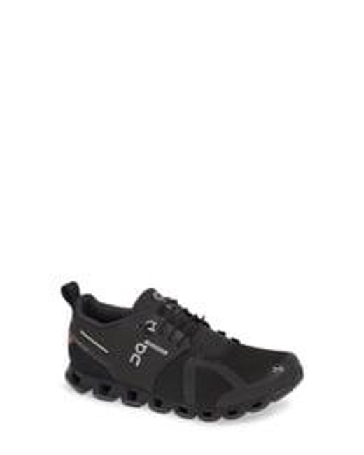 on cloud waterproof black