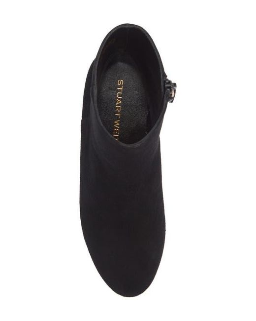 Stuart Weitzman Black Babette Platform Bootie