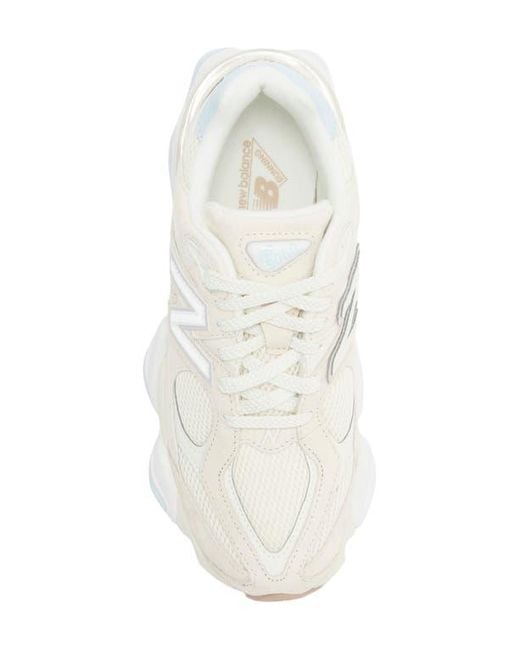 New Balance White Gender Inclusive 9060 Sneaker
