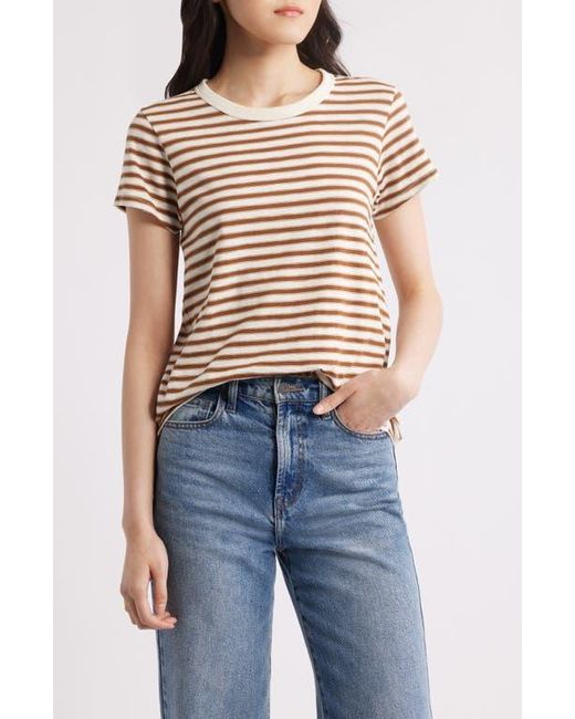 Rag & Bone Blue The Slub Stripe T-Shirt