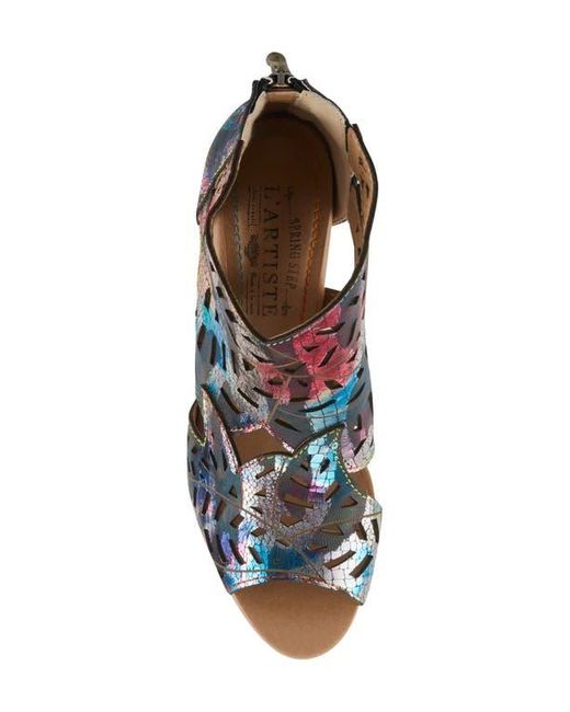Spring Step Blue Amora Sandal