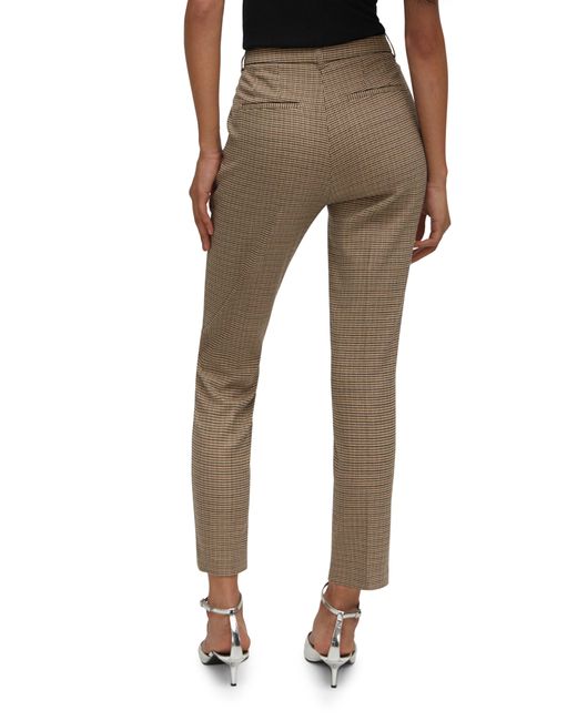 Mango Natural Ankle Skinny Suit Pants