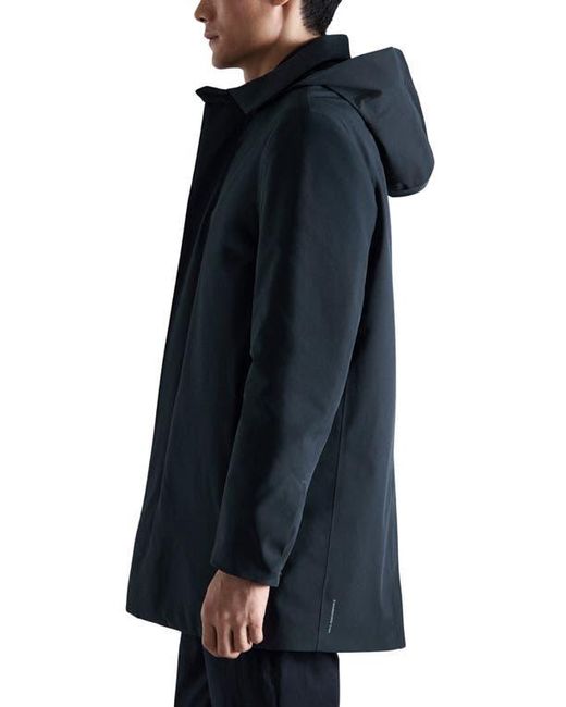 Mango Black Packable Parka for men