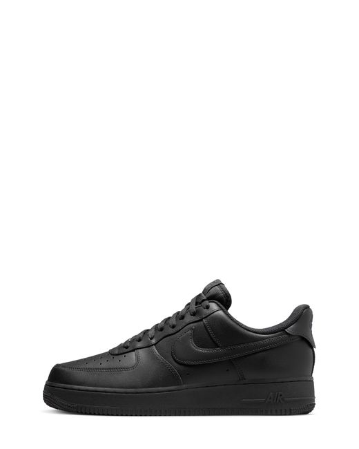 Nike Black Air Force 1 '07 Flyease Sneaker for men