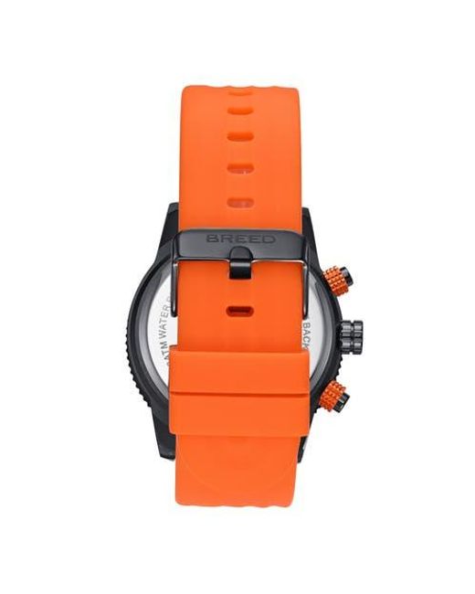 Breed Multicolor Double Agent Chronograph Watch With Date for men