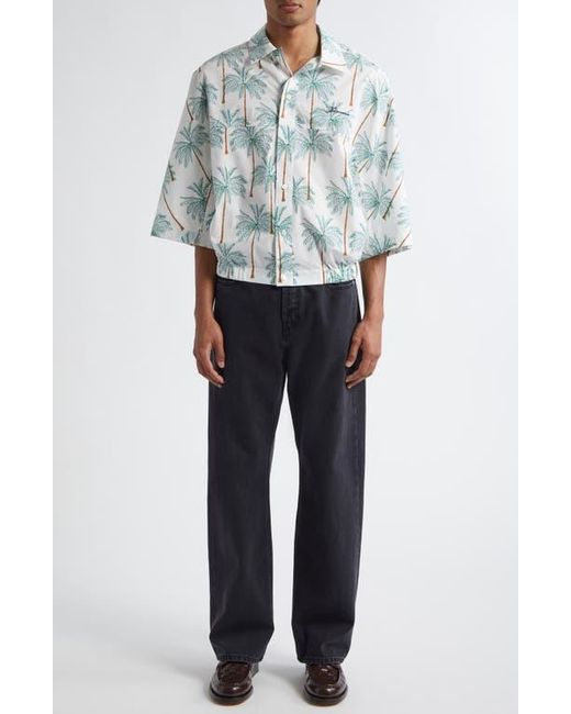 Jacquemus Blue La Chemise Canevas Button-Up Shirt for men