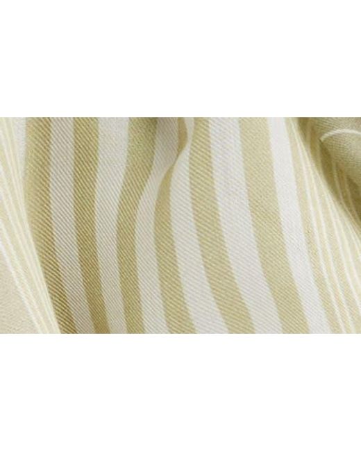 Rag & Bone Blue Pinstripe Square Scarf