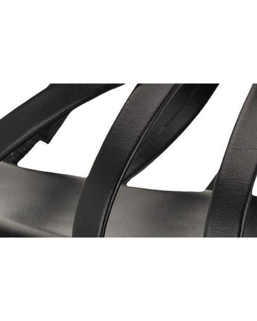Nine West Black Digen Toe Loop Sandal