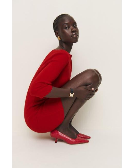 reformation baez cashmere mini dress Reformation | Dresses | Nwt Reformation X Kacey Musgraves Baez Cashmere  Mini Dress In Cardinal