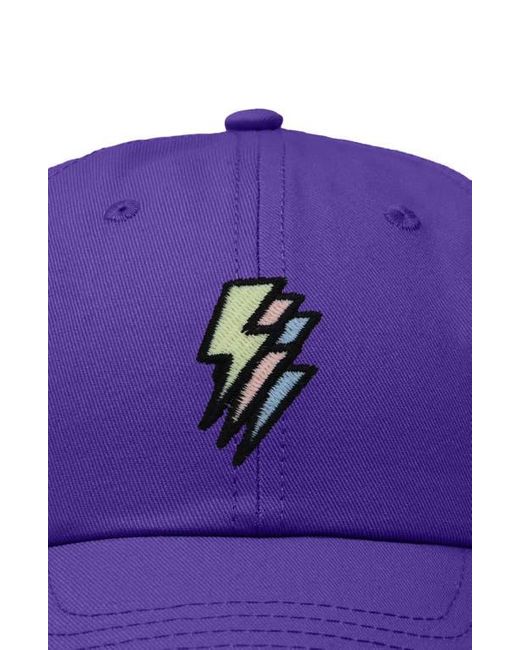 Alix Purple Lightning Cap for men