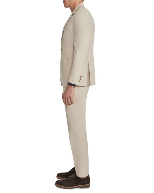 Jack Victor Natural Irving Solid Cotton & Cashmere Suit At Nordstrom for men
