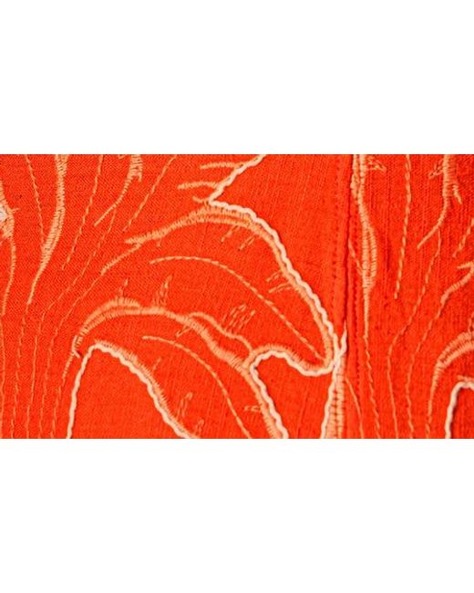 Maaji Red Palm Plantation Lupine Cover-Up Dress