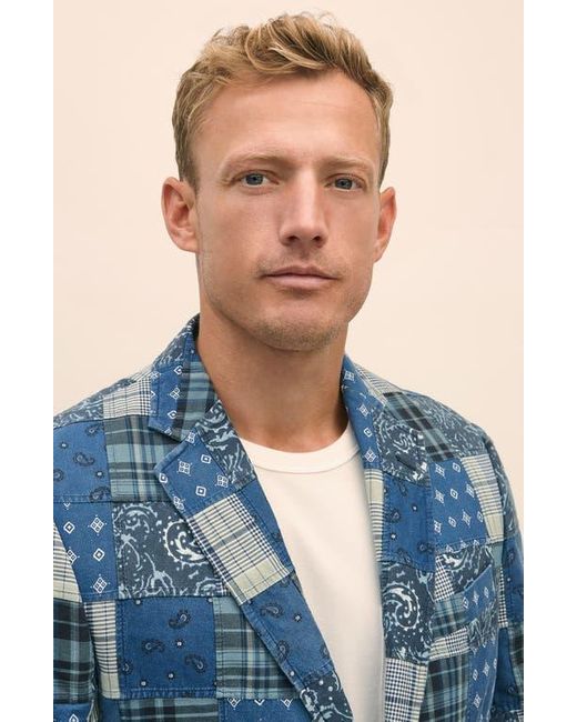 patchwork madras sport coat