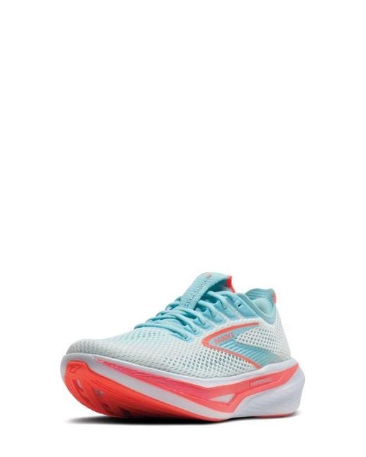Brooks White Hyperion 3 Running Shoe